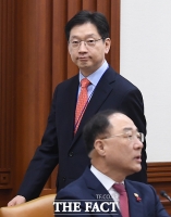 [TF포토] 사회관계장관회의 참석하는 김경수 도지사