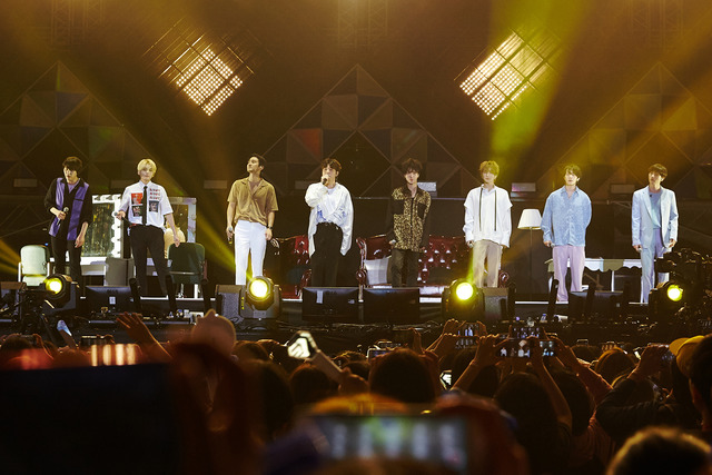 슈퍼주니어는 지난 18~19일 양일간 마카오 이스트 아시안 게임 돔 아레나에서 단독 콘서트 SUPER JUNIOR WORLD TOUR - SUPER SHOW 8 : INFINITE TIME in MACAU를 개최했다. /SM엔터 제공