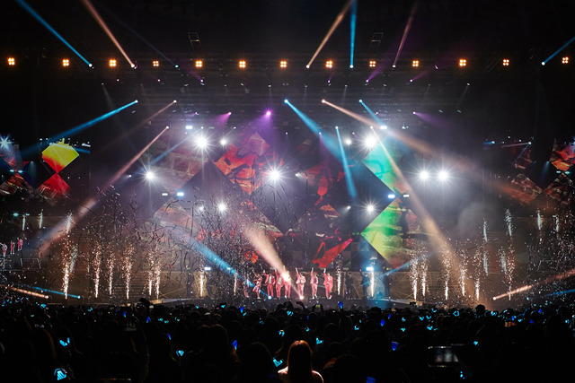 슈퍼주니어가 지난 18~19일 양일간 마카오 콘서트를 통해 월드투어 150회차 공연을 달성했다. /SM엔터 제공