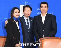 [TF포토] '태호 엄마' 이소현 씨, '아이들을 위한 정치'