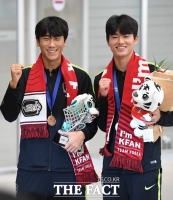 [TF포토] 원두재-이상민, '환한 미소'