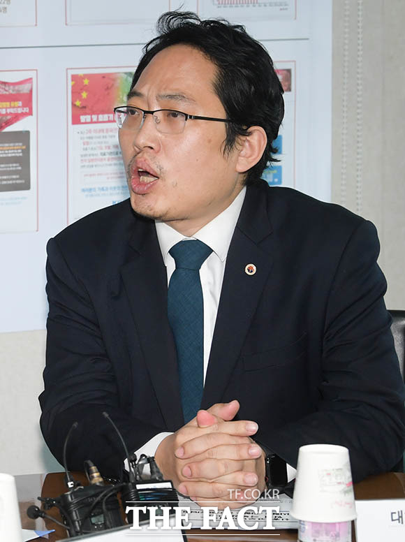 발언하는 최대집 회장