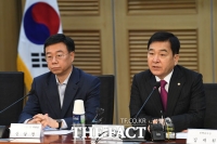 [TF포토] 긴급토론회 발언하는 심재철