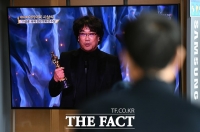 [TF포토] '기생충' 아카데미 2개 부문 수상 쾌거