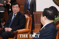 [TF포토] 문희상 국회의장 예방한 싱하이밍 주한 중국대사
