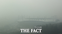[TF포토] 안개에 둘러 싸인 서울월드컵경기장