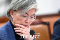 [TF포토] 고심하는 강경화 장관