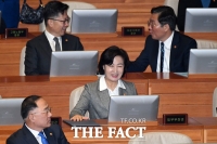 [TF포토] '추미애, 국회서 환한 미소'