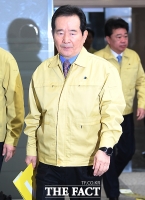 [TF포토] 중수본 회의 참석한 정세균