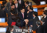 [TF포토] 연설 마친 심재철