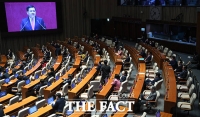 [TF사진관] '빈자리가 많네?'…출석률 저조한 국회 본회의
