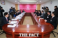 [TF포토] '미래통합당 총선 공천 신청자 면접'