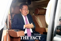 [TF포토] 총선 면접 마친 홍준표