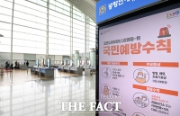 [TF포토] 코로나19로 여행객 줄어든 공항