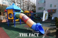 [TF포토] 한산한 유치원 놀이터