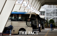 [TF포토] 이용객 줄어든 고속버스터미널