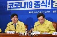 [TF포토] 코로나19 대응 회의 참석한 김상조 정책실장