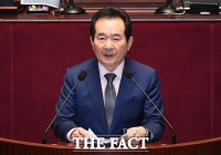 [TF포토] 추경 예산안 관련 제안설명 하는 정세균 총리