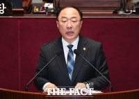 [TF포토] 추경 예산안 관련 제안설명 하는 홍남기 부총리