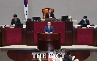 [TF사진관] '코로나19 추경안 심사 돌입'…제안설명 하는 정세균 총리
