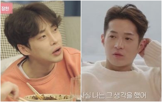 채널A 하트시그널 시즌1에 출연했던 강성욱(왼쪽)과 시즌2 출연자 김현우가 사생활로 논란을 일으켰다. /채널A 하트시그널 캡처
