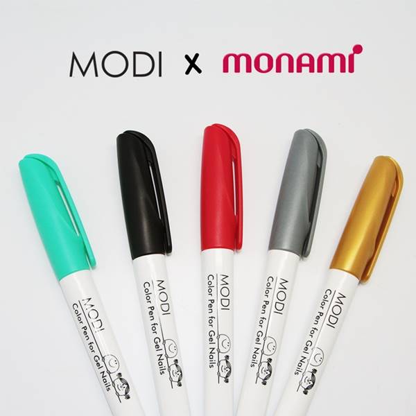 모나미는 5년 전부터 화장품 기업과 컬래버레이션을 통해 협업해왔다. 아모레퍼시픽과 모디네일로 협업을 진행했던 모디 컬러펜의 모습. /모나미 제공