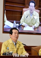 [TF사진관] '코로나19를 잡아라'…중대본 회의 주재하는 정세균 총리