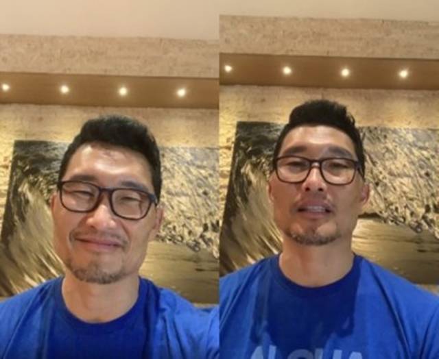 배우 대니얼 대 킴이 코로나19 확진 판정을 받고 자가격리 중이다. /대니얼 대 킴 인스타그램