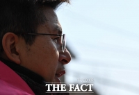 [TF사진관] 필승공약은?…황교안, '종로 서부지역 교통 공약 발표'