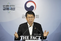 [TF포토] 은성수 위원장, '금융시장 안정화를 위한 대책 발표'