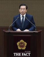 [TF포토] 소감 밝히는 박원순 시장