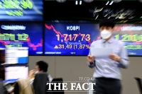 [TF사진관] 코스피 소폭 상승, 1717.73 마감