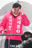 [TF포토] '파이팅' 외치는 오세훈 후보