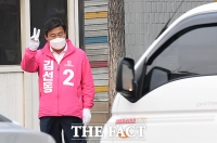 [TF포토] '도봉구 김선동입니다!'