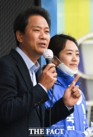 [TF사진관] '주말 표심잡기' 다시 고민정 지원 나선 임종석