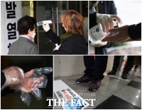 [TF사진관] 코로나19가 바꿔버린 투표 현장