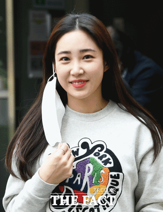 방송인 최희가 제21대 국회의원 선거 투표에 참여했다. /이동률 기자