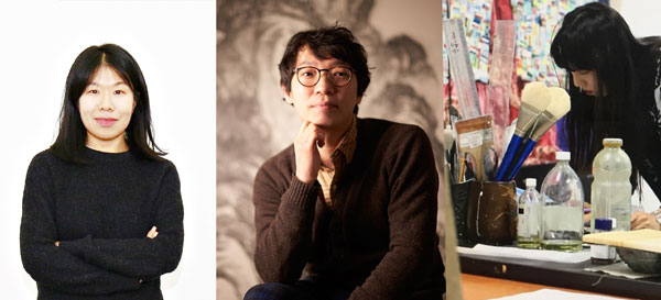 종근당홀딩스는 김선영(사진 왼쪽부터), 유승호, 최수련 등 3명을 종근당 예술지상 2020 작가로 선정했다. /종근당 제공