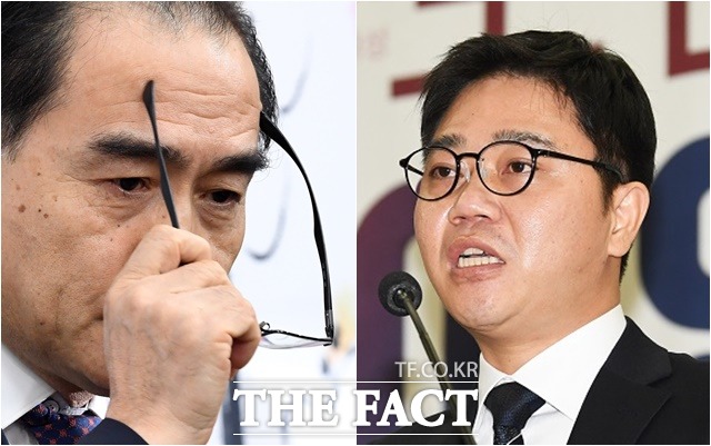 태영호(왼쪽) 통합당 당선인과 지성호 한국당 당선인은 김 위원장이 모습을 드러내지 않자 건강 이상설과 사망설을 제기했지만, 김 위원장이 1일 등장하면서 거센 비판을 받고 있다. /남윤호·배정한 기자