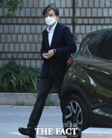 [TF포토] 공판 출석하는 조국