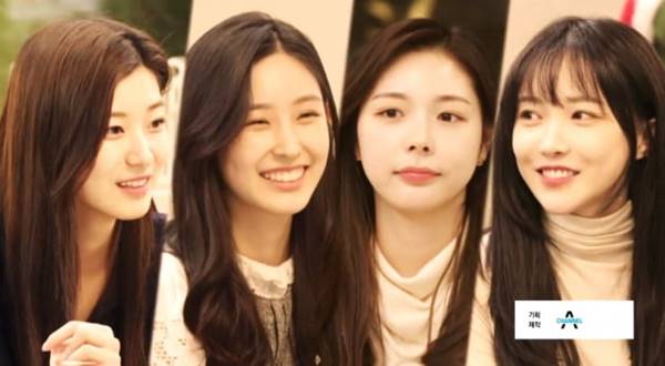하트시그널3 출연자 이가흔(왼쪽부터), 박지현, 천안나, 서민재의 모습이다. 이 중 이가흔과 천안나가 학교 폭력 논란에 휩싸였다. /채널 A 하트시그널3 예고편 캡처