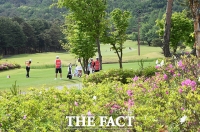 [TF사진관] 갤러리 없이 진행되는 'KLPGA 챔피언십'