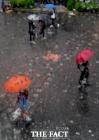 [TF포토] 알록달록 우산