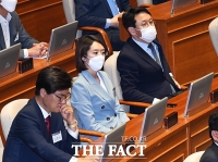 [TF포토] 본회의장 견학하는 고민정 당선인