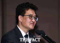 [TF포토] 인사말 하는 김동훈 한국기자협회 회장