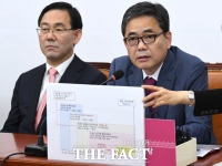 [TF포토] '윤미향 부동산' 자료 들고나온 곽상도