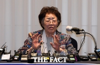 [TF포토] 이용수 할머니, '윤미향 용서하지 않았다'