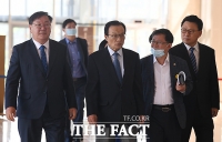 [TF포토] 당선인 워크숍 참석하는 민주당 지도부