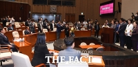 [TF사진관] 통합당-한국당 합당 후 첫 만남, '함께 21대 국회 이끌어요!'