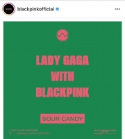 블랙핑크·레이디가가, 'Sour Candy' 공개…한국어 가창 '눈길'